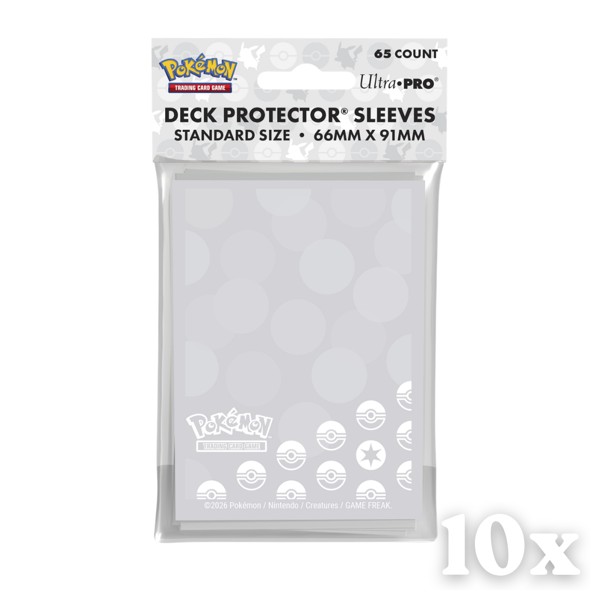 10x Ultra Pro Sleeves Pokemon Colorless Type