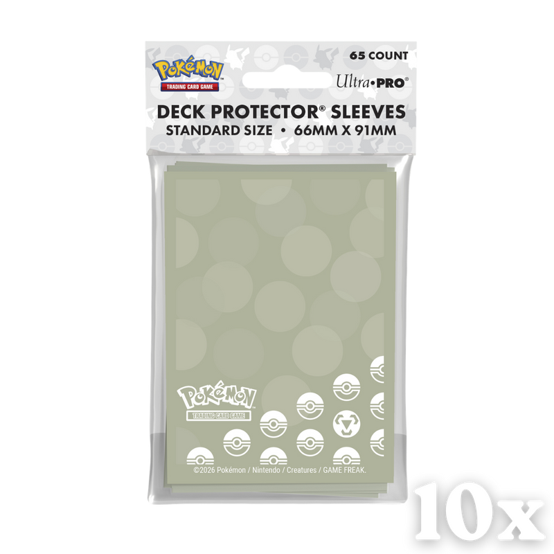 10x Ultra Pro Sleeves Pokemon Energy Metal Type