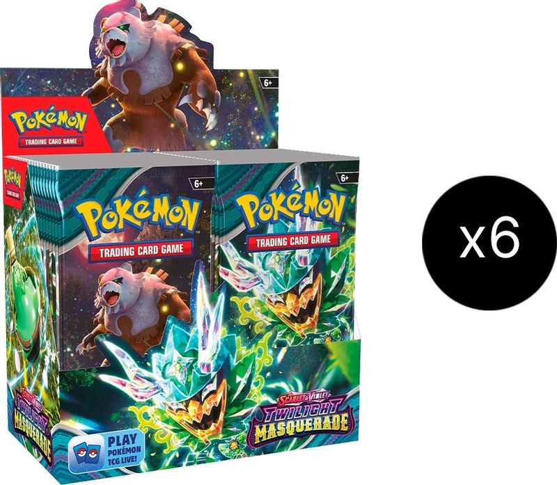 Pokémon Scarlet & Violet Twilight Masquerade Booster Box Case