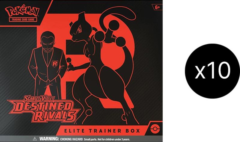 Pokémon Scarlet & Violet Destined Rivals Elite Trainer Box Case