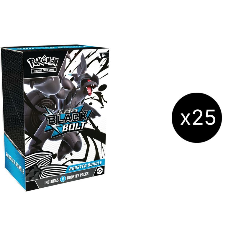 Pokémon Scarlet & Violet Black Bolt Booster Bundle Case