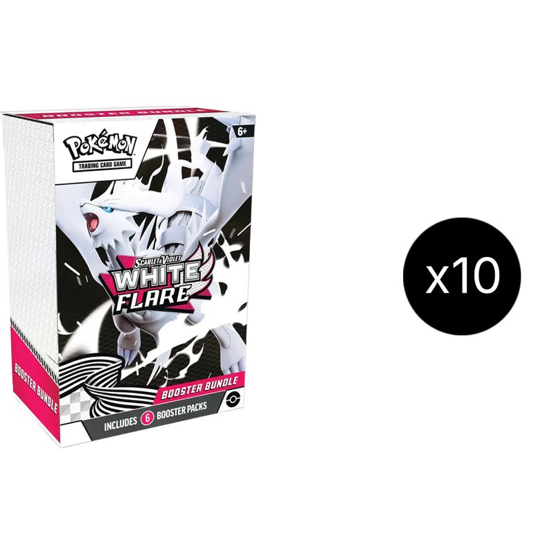 Pokémon Scarlet & Violet White Flare Booster Bundle Display