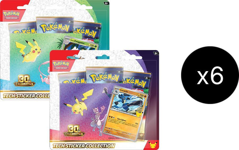 Pokémon 30th Celebration Tech Sticker Collection Case