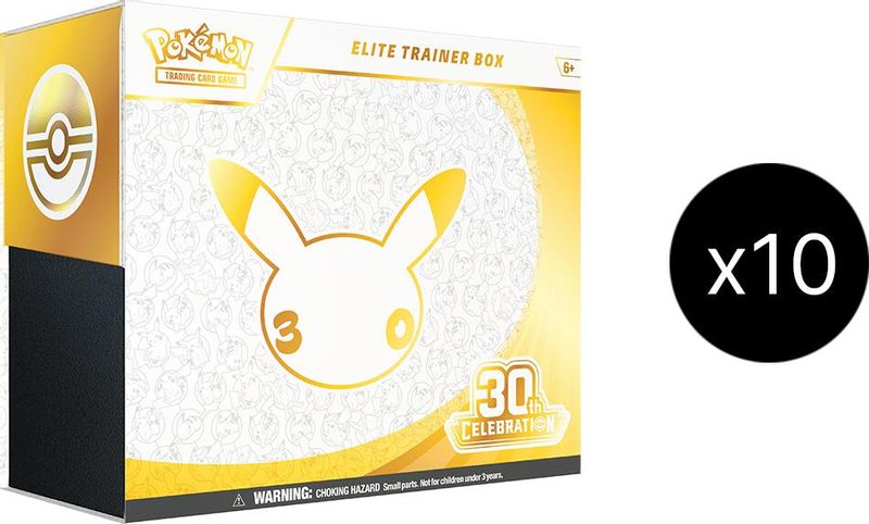 Pokémon 30th Celebration Elite Trainer Box Case