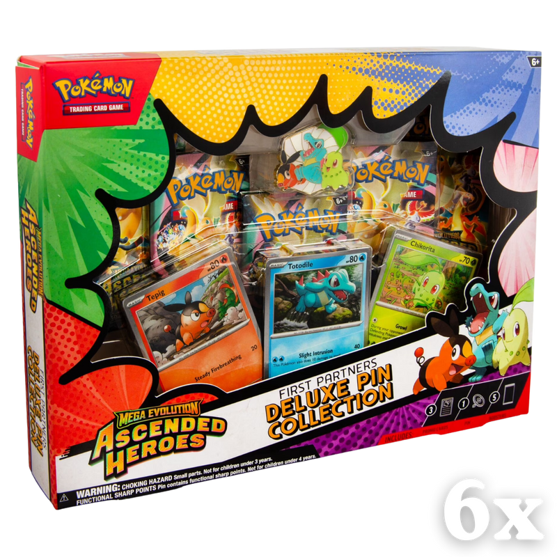 Ascended Heroes First Partners Deluxe Pin Collection Sealed Case