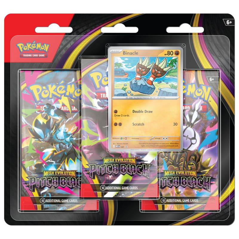 Pitch Black 3-Pack Blister