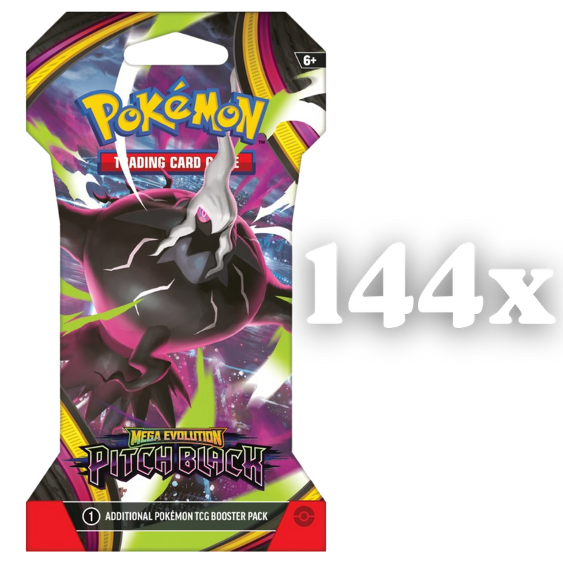 Pitch Black Sleeved Blister Case 144ct