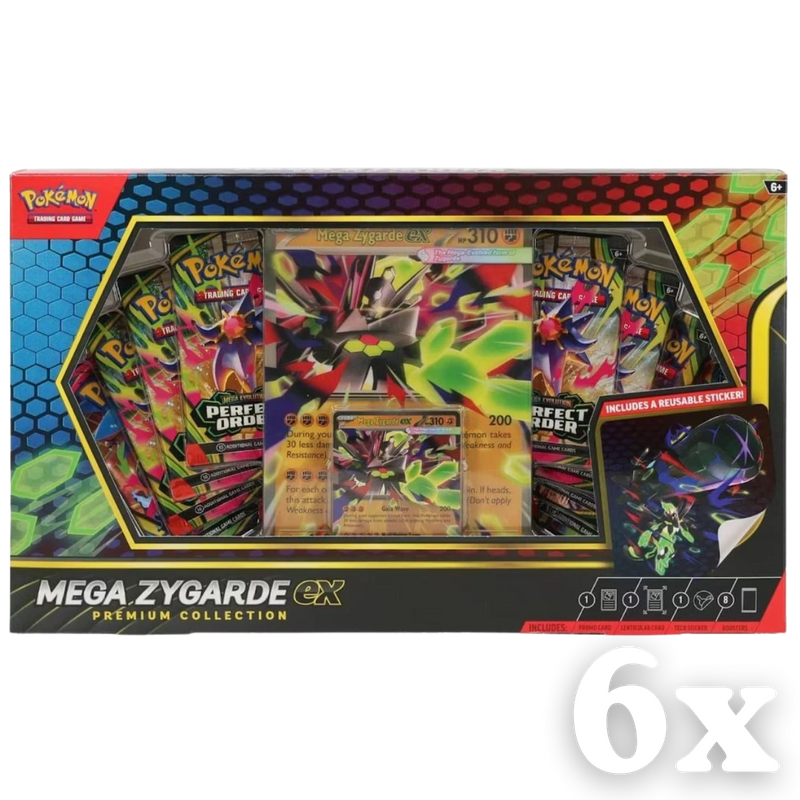 Pokemon Mega Zygarde ex Premium Collection Box Case
