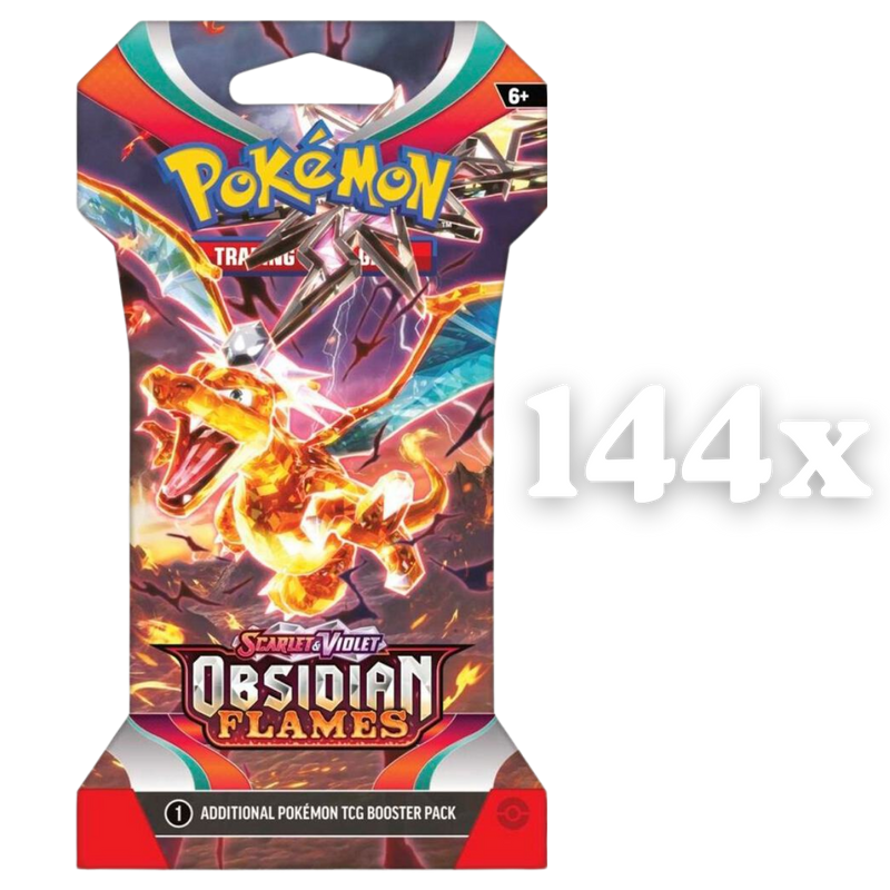 Pokemon Obsidian Flames Sleeved Booster Case 144ct