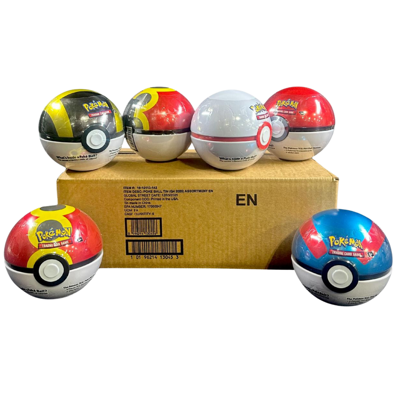 Pokemon Pokeball Tin Case Q4 2025