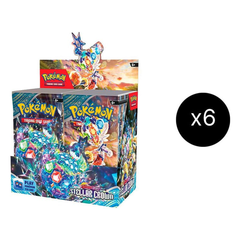Pokémon Scarlet & Violet Stellar Crown Booster Box Case