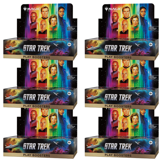 Magic: The Gathering Star Trek Play Booster Display Case (6 Displays)