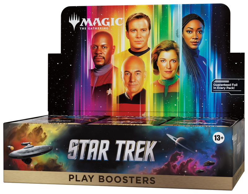 Magic: The Gathering Star Trek - Play Booster Display