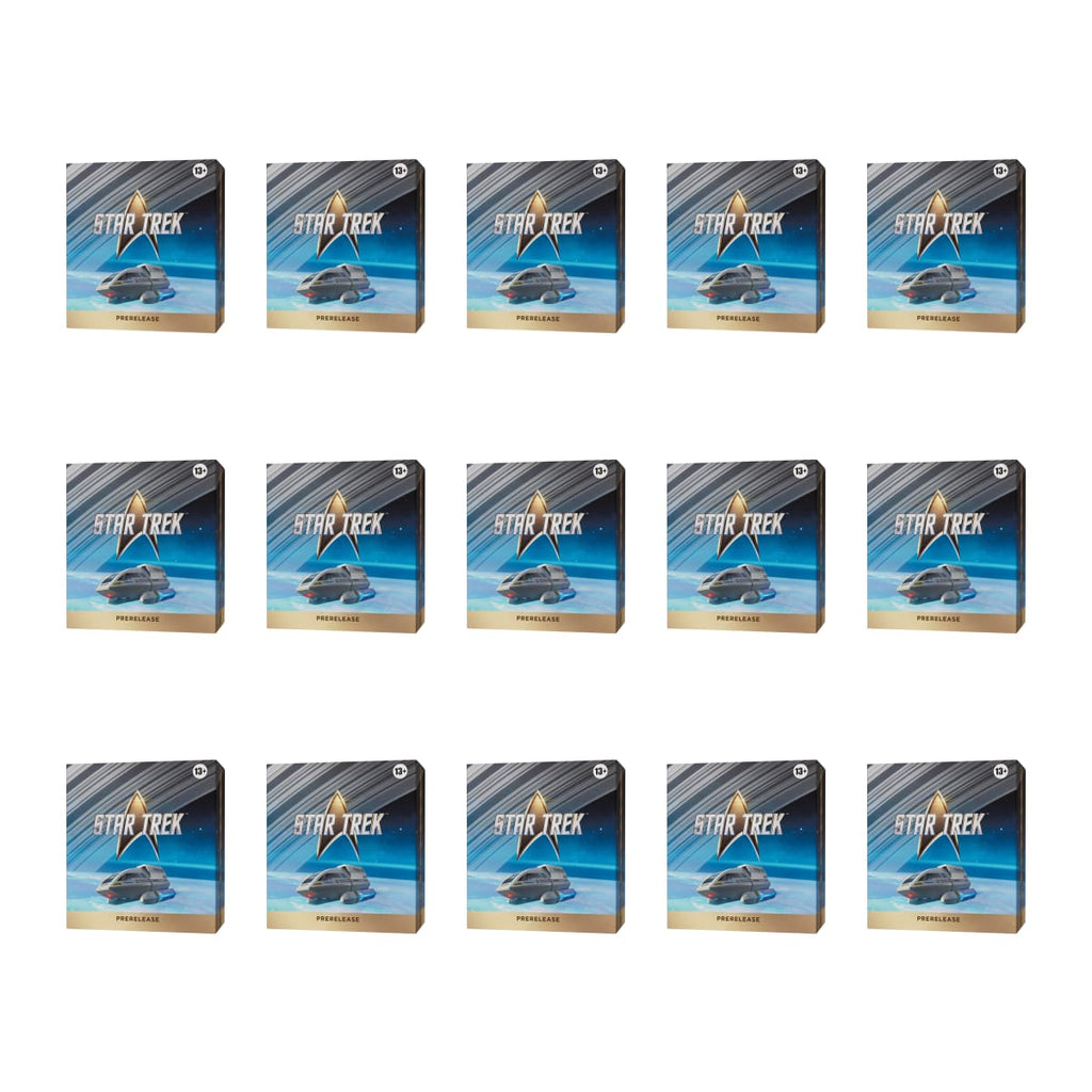 Magic: The Gathering Star Trek Prerelease Pack Case - 15 Prerelease Packs