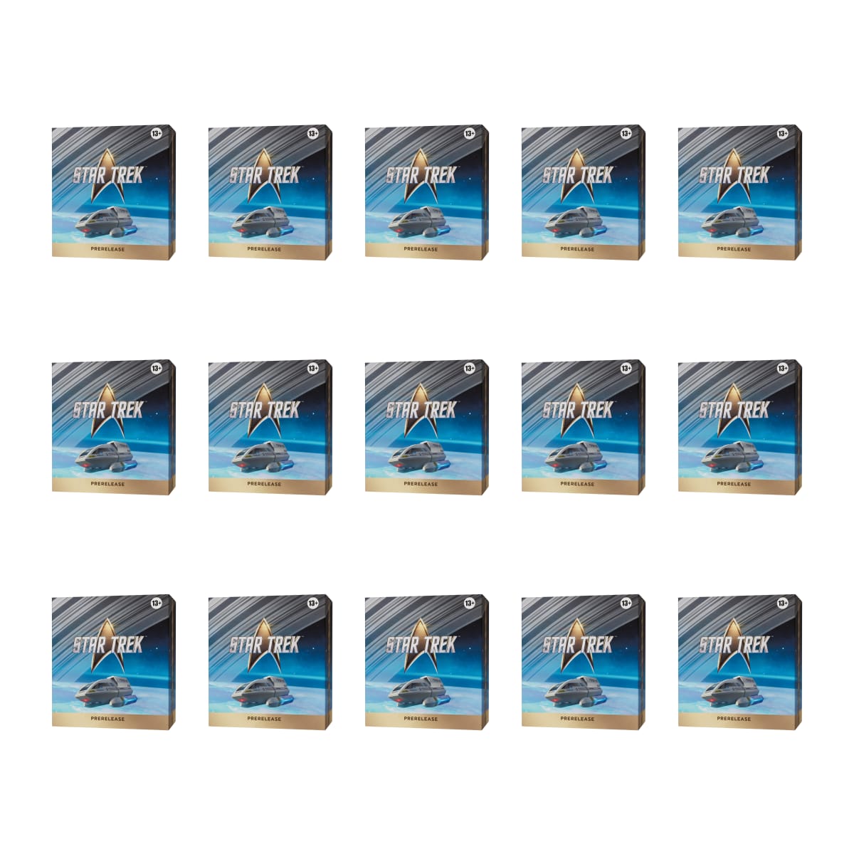 Magic: The Gathering Star Trek Prerelease Pack Case - 15 Prerelease Packs